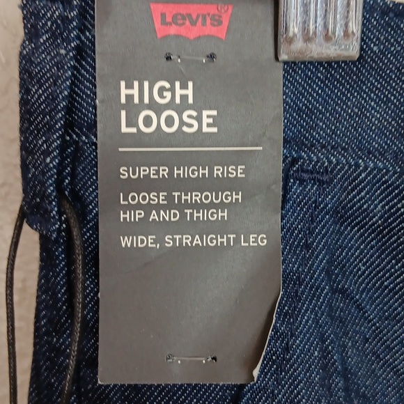 LEVI'S X FELIX THE CAT PLEATED HIGH LOOSE WOMEN'S JEANS Size 30 NWT - Picture 5 of 9